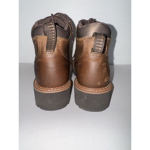 Ariat Women’s Leather Hiking Boots Size 8 Brown Lace Up Trail Work Boots - Picture 5 of 13